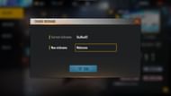 Diamonds can be spent on completing the process of changing the name (Image via Garena)